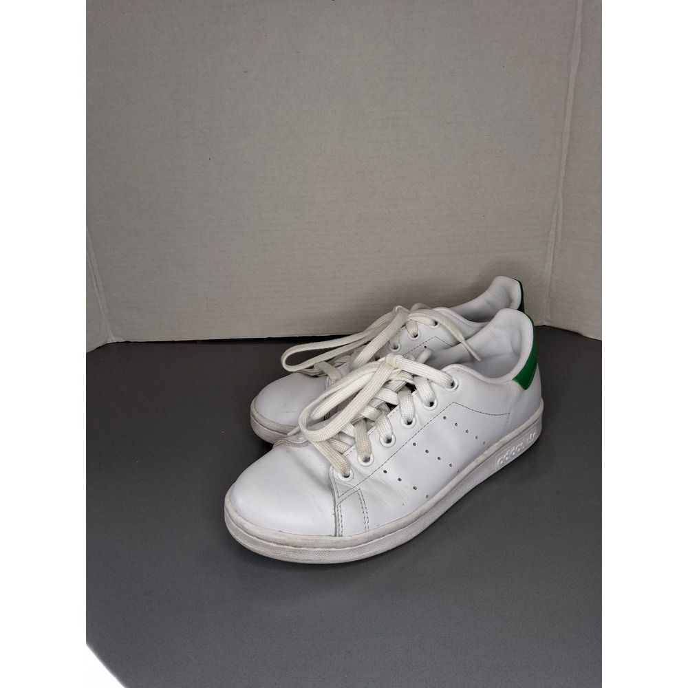 Adidas Stan Smith Mens Shoes White Green Low Top Sneakers M20324‎ Size 5